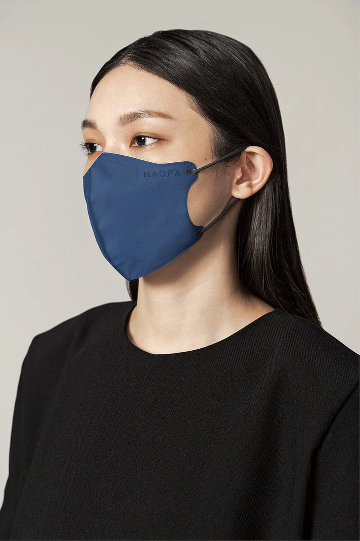 HAOFA 3D 氣密型立體醫療口罩（台灣N95規格） 暮光藍 | 30片/盒 全新升級版 HAOFA