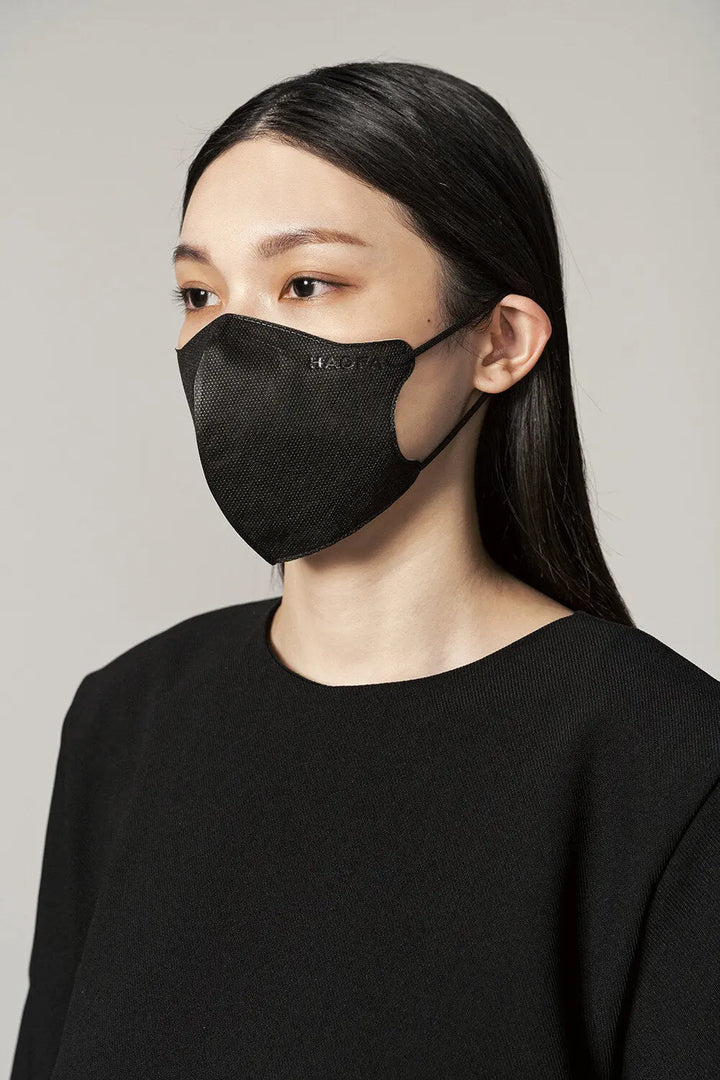 HAOFA 3D 氣密型立體醫療口罩（台灣N95規格） 霧黑色| 30片/盒 全新升級版 HAOFA