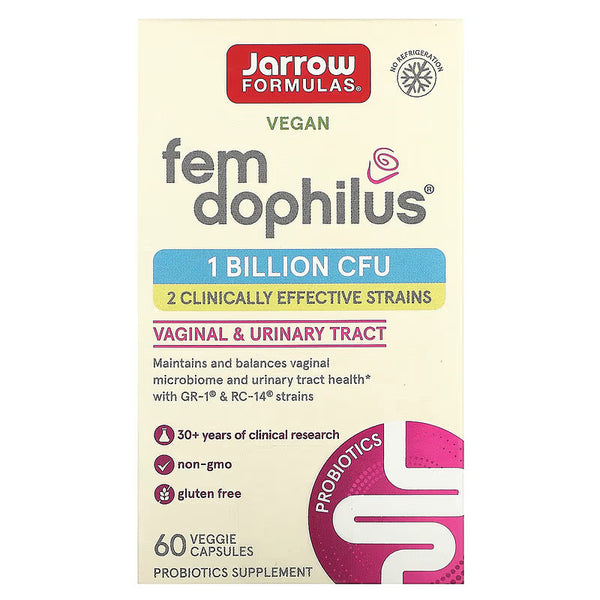 Jarrow Formulas 全素 Fem Dophilus® （2菌株））60 粒