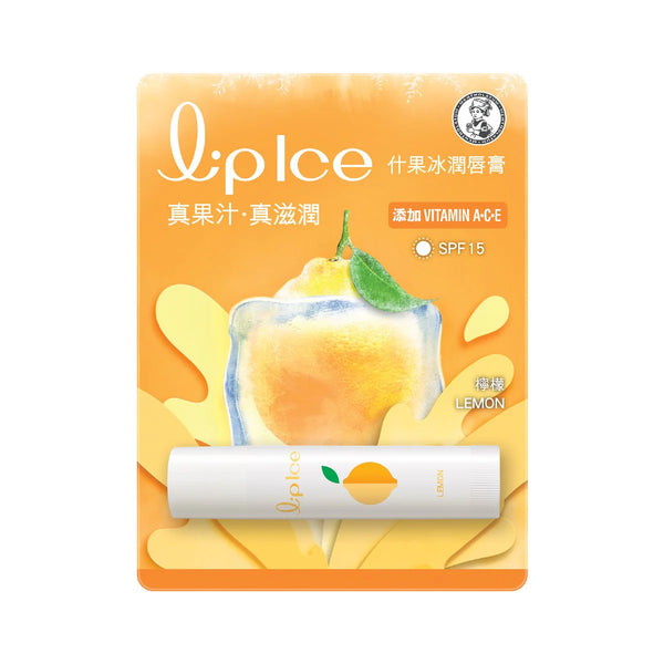 Mentholatum曼秀雷敦 什果冰潤唇膏-檸檬味3.5g 4895186010631