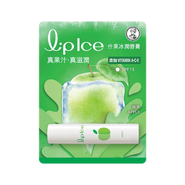 Mentholatum曼秀雷敦 什果冰潤唇膏-蘋果3.5g 4895186010648